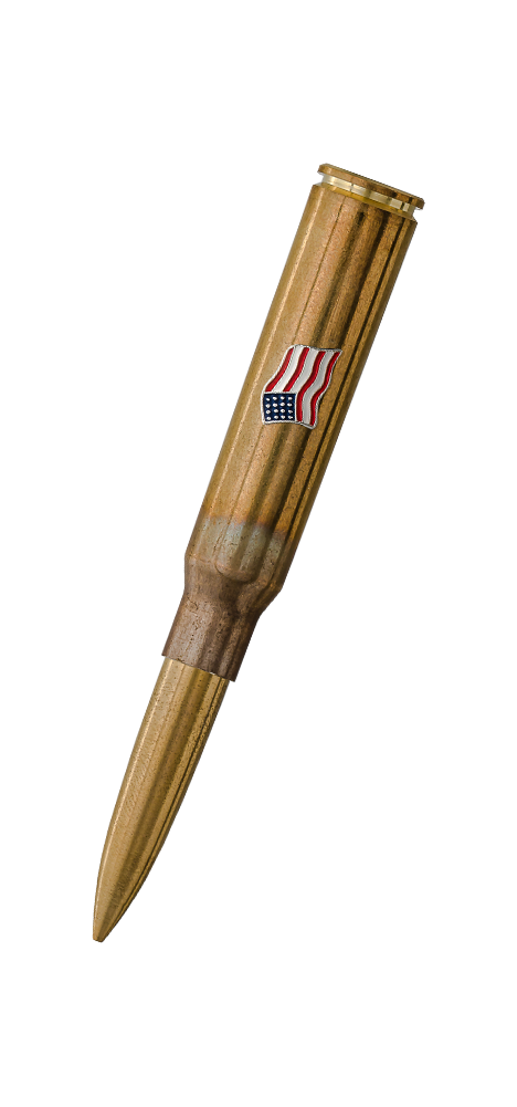 338-AF - Cartridge Space Pen With American Flag - Fisher Space Pen