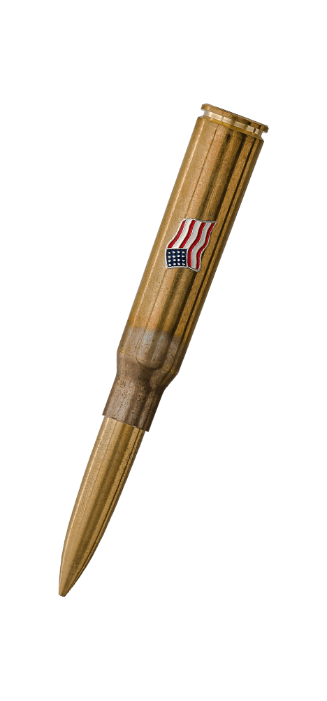 338-AF - Cartridge Space Pen With American Flag - Fisher