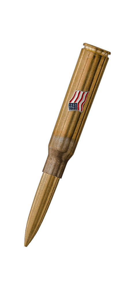 338-AF - Cartridge Space Pen With American Flag - Fisher Space Pen