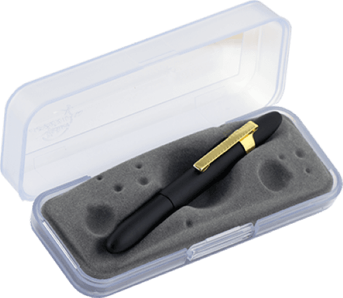 2025年新作入荷 Matte Clip & Grip Finger Gold Pen, Space Bullet Black ノートパソコンアクセサリ