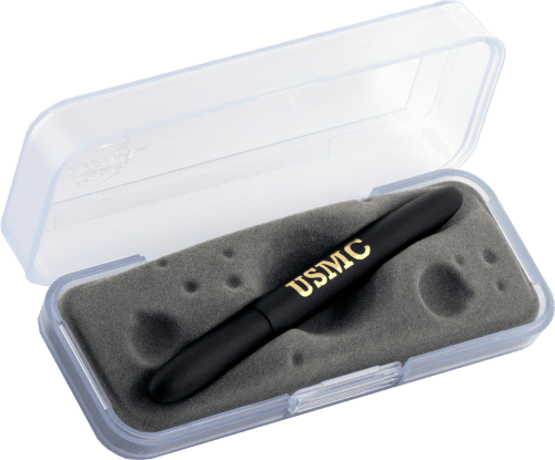 Closed 400BUSMC in gift box. The gift box is opaque plastic with an insert textured like the moon.