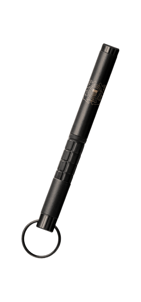 Matte Black Trekker Space Pen, Coast Guard Emblem - Fisher