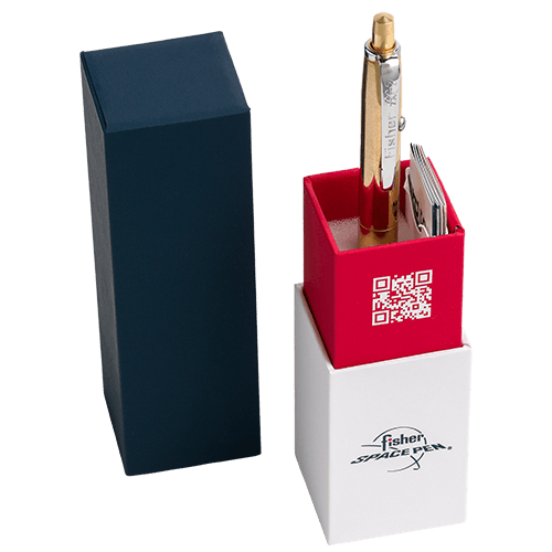 AG7-RAW raw brass astronaut space pen in capsule gift box