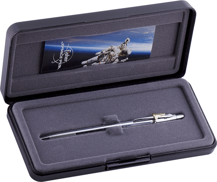 Chrome Shuttle Space Pen, Shuttle Emblem - Fisher Space Pen
