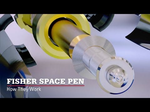 Blue Ink, Medium Point Space Pen Pressurized Cartridge - Fisher