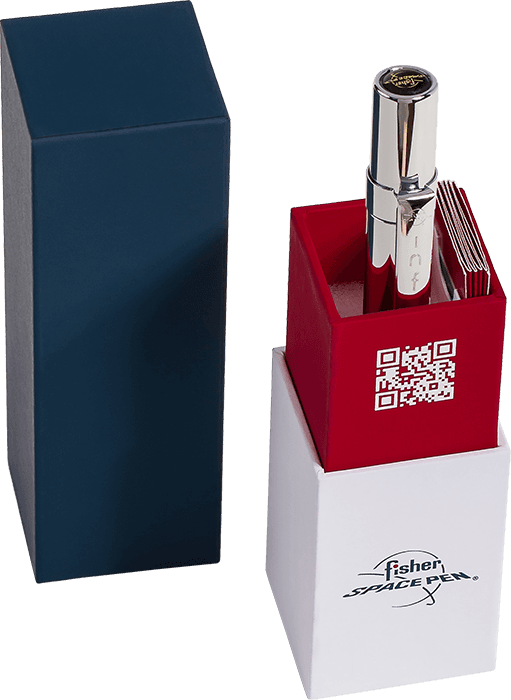 BUNDLE 3-PACK - Chrome Infinium (Black Ink), Chrome Cap-O-Matic with Shuttle Emblem, Brushed Chrome Bullet-2