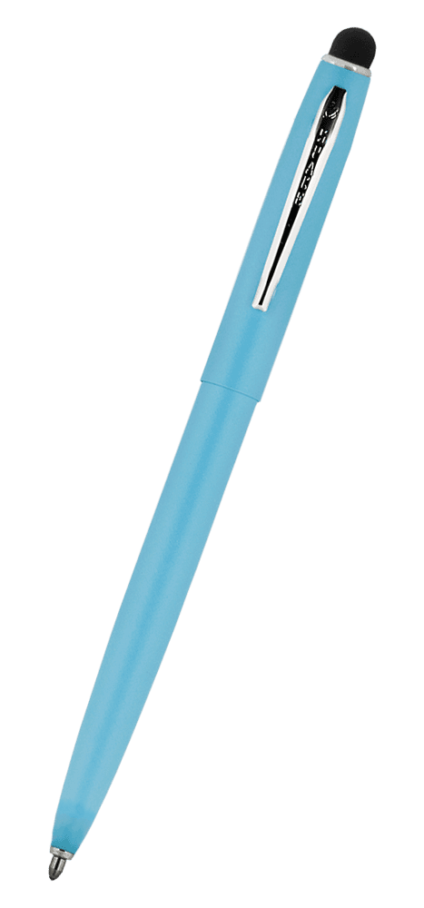 Powder Blue Cap-O-Matic Space Pen, Stylus-0