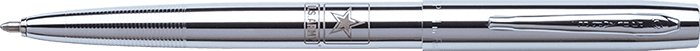 Chrome Cap-O-Matic Space Pen, Army Star-1