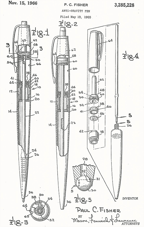 AG7 Patent Graphic Design Tee, Blue, Medium-2
