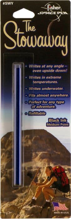 Blue Stowaway Space Pen-2