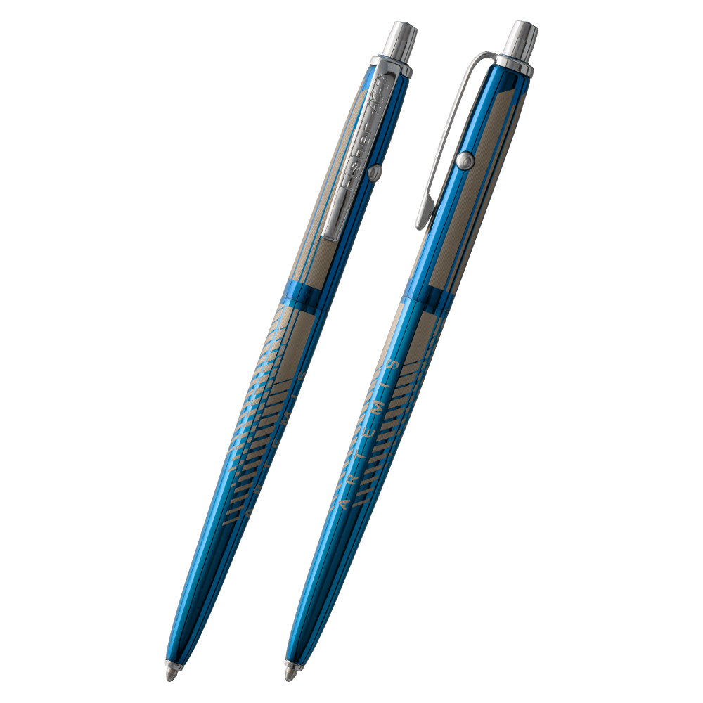 Blue Titanium Nitride Astronaut Space Pen, NASA Artemis II-0
