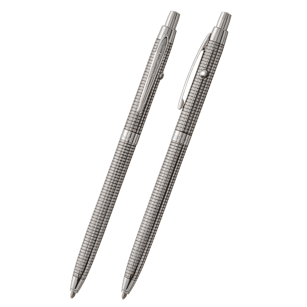 Black Grid Design Shuttle Space Pen-1