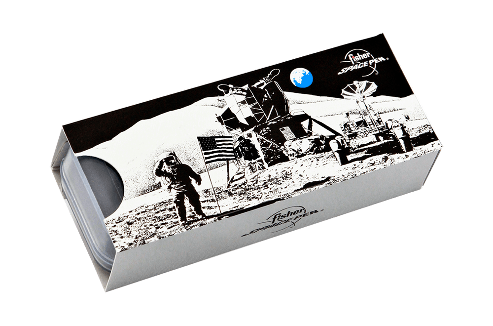 Chrome Bullet Space Pen, Navy Emblem, American Flag-2