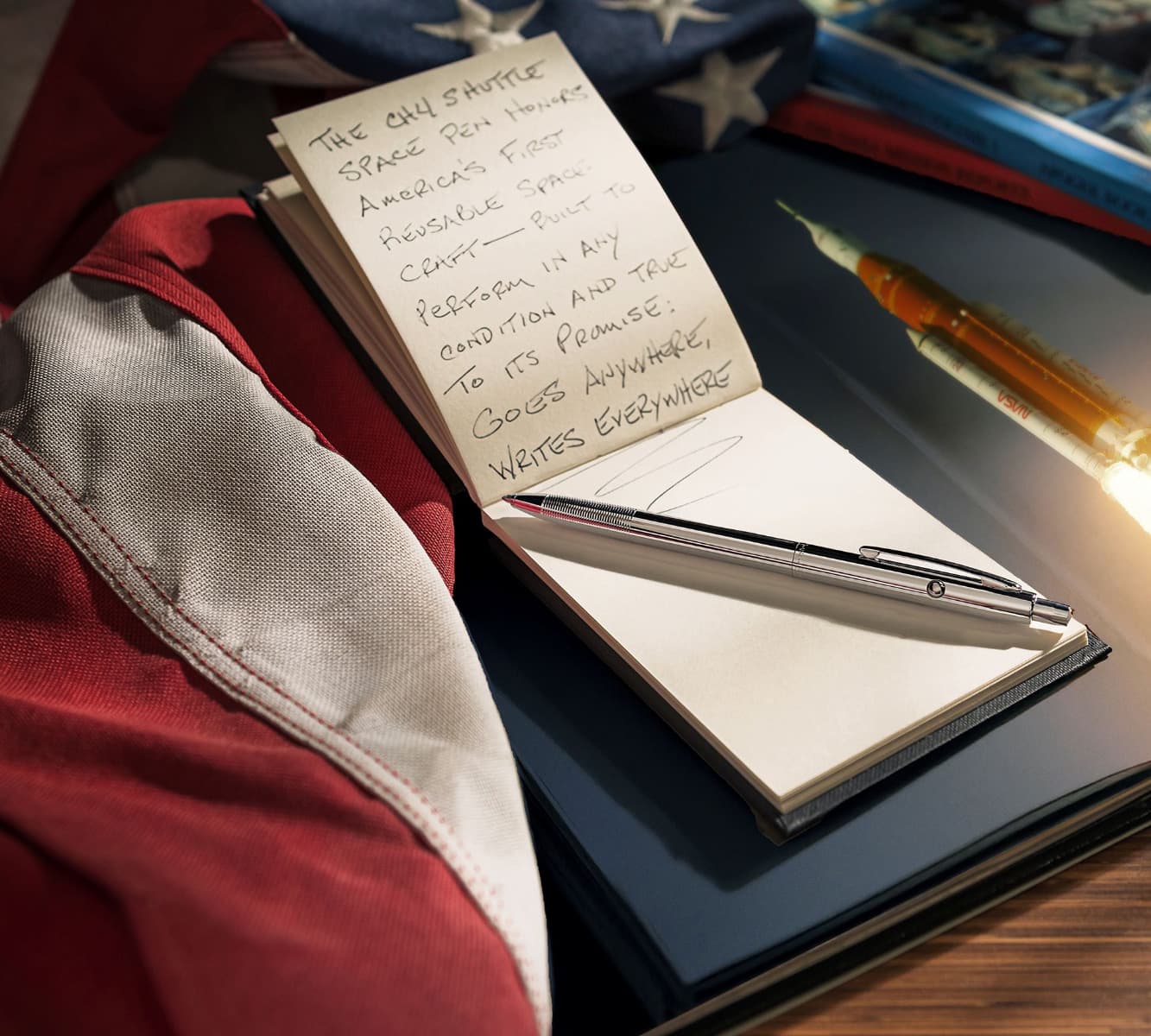 Chrome Shuttle Space Pen-3