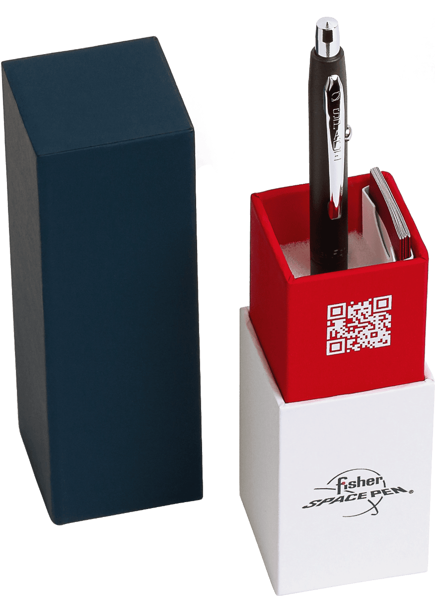 Matte Black Shuttle Space Pen, Chrome Accents-2