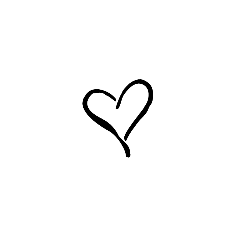 Imprint mark for heart