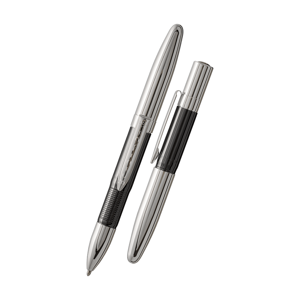 Dark Matter Black Titanium Nitride & Chrome Infinium Space Pen, Black Ink-1