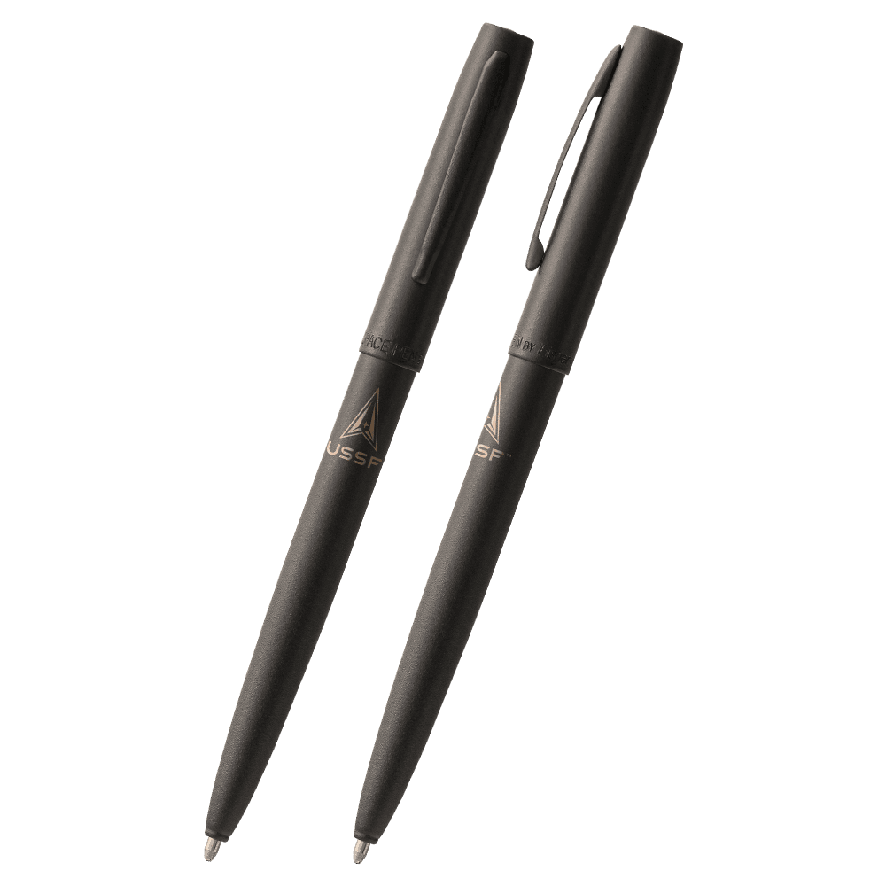 Matte Black Cap-O-Matic Space Pen, Space Force Delta-1
