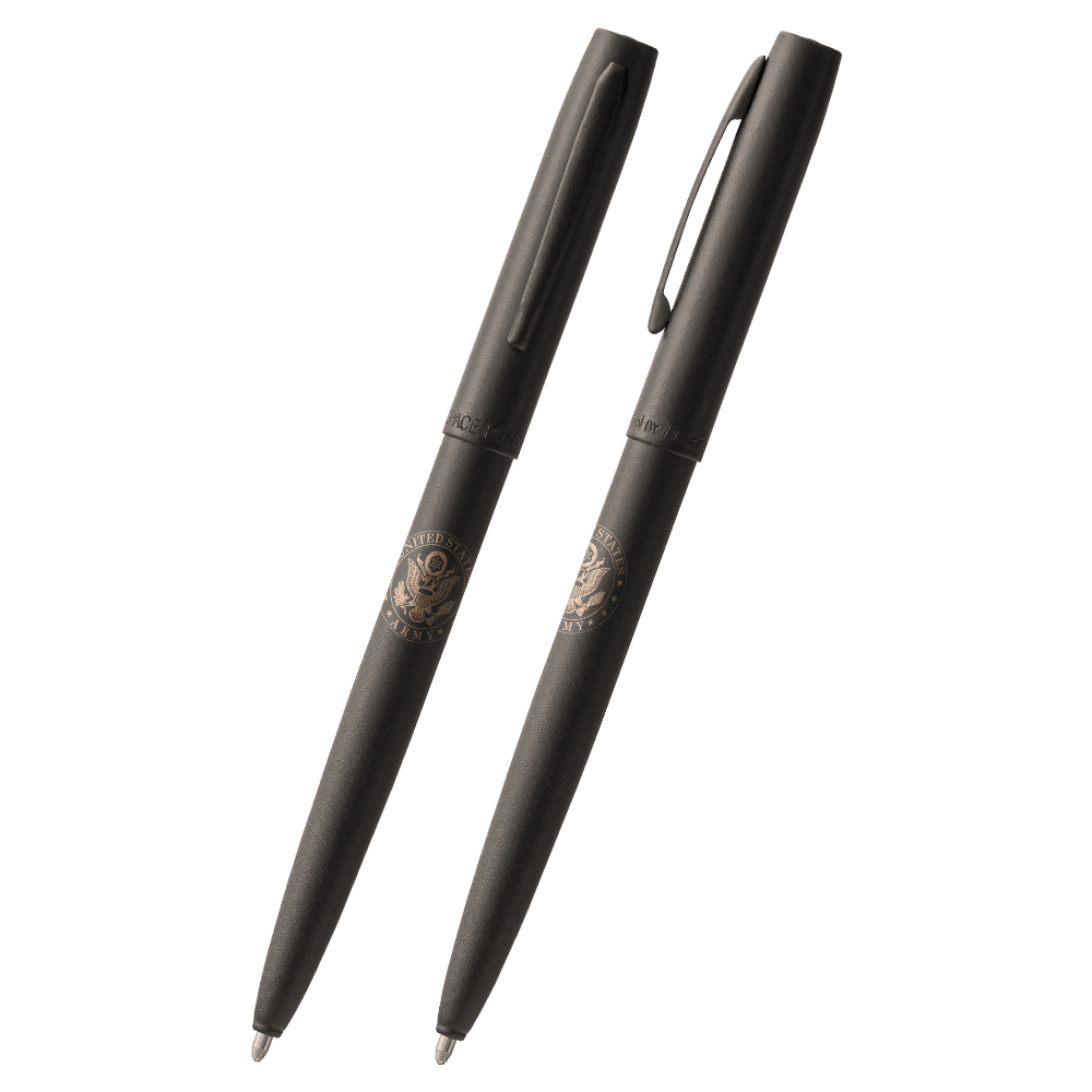 Matte Black Cap-O-Matic Space Pen, Army Seal-1