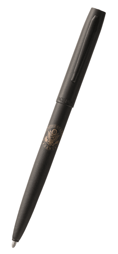 Matte Black Cap-O-Matic Space Pen, Army Seal-0