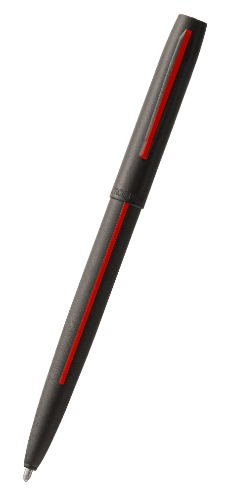 Matte Black Cap-O-Matic Space Pen, Firefighter-0