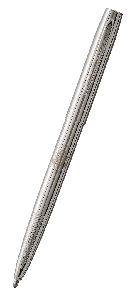 Chrome Cap-O-Matic Space Pen, Army Seal-0