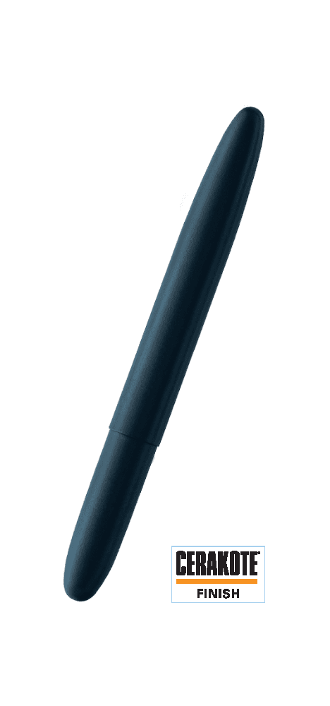 Navy Blue Cerakote Bullet Space Pen, Closed