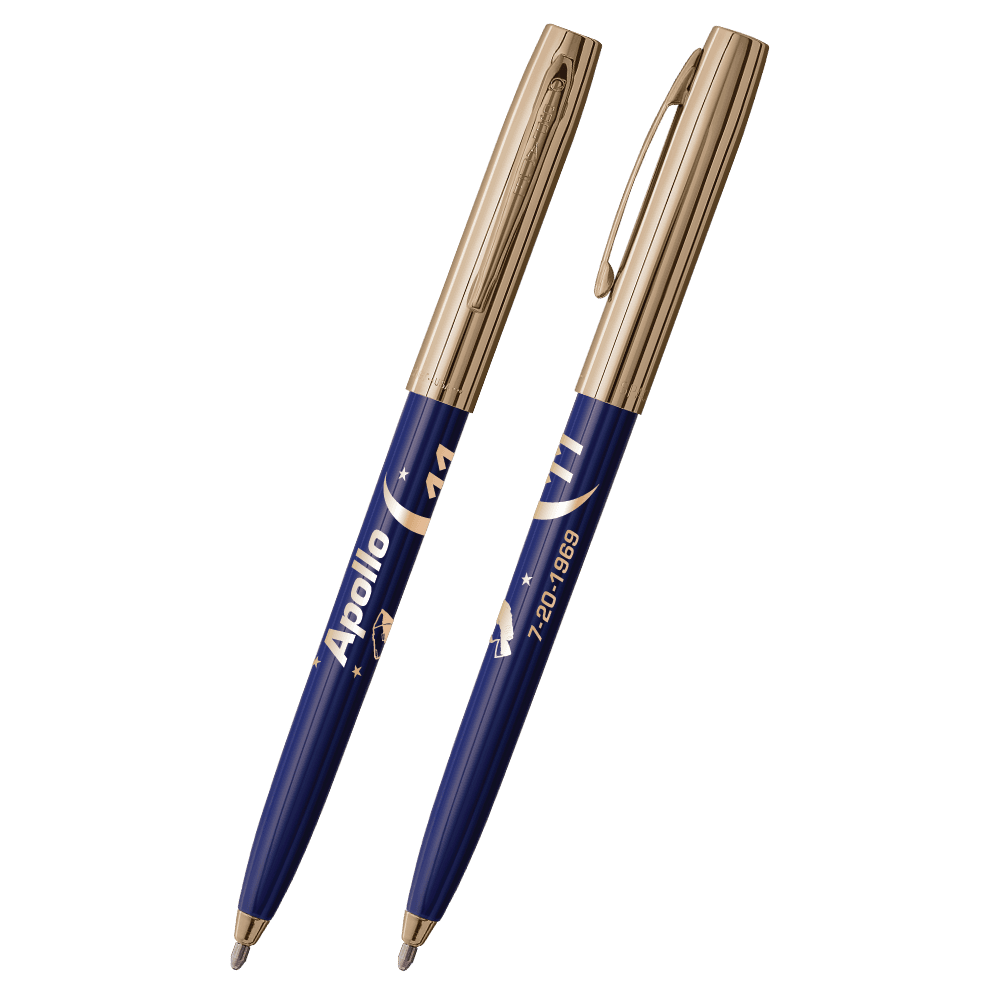 Blue & Gold Cap-O-Matic Space Pen, Apollo 11-1