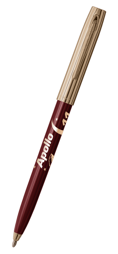 Burgundy & Gold Cap-O-Matic Space Pen, Apollo 11-0