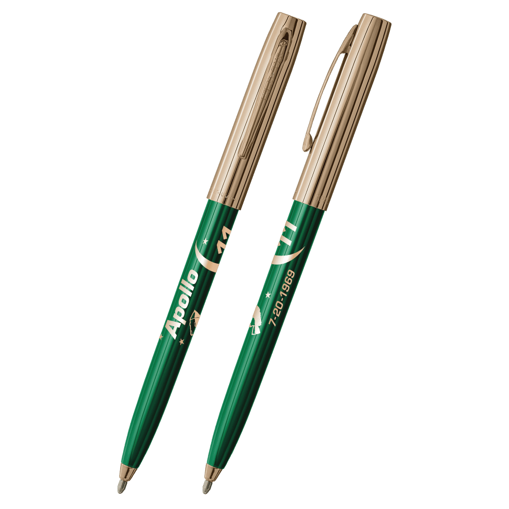 Green & Gold Cap-O-Matic Space Pen, Apollo 11-1