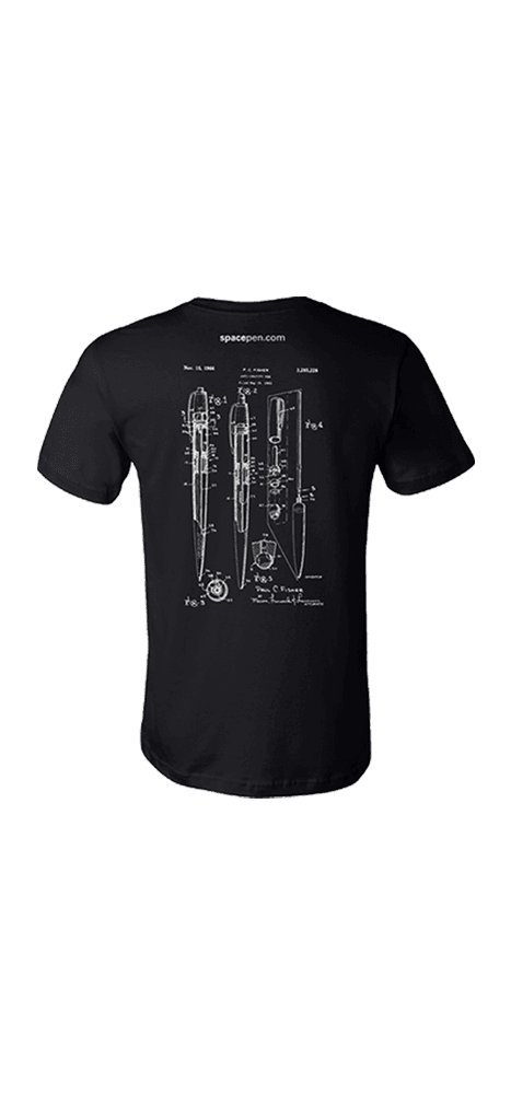 AG7 Patent Graphic Design Tee, Black, Medium-0