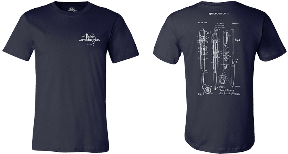 AG7 Patent Graphic Design Tee, Blue, XXXL-1