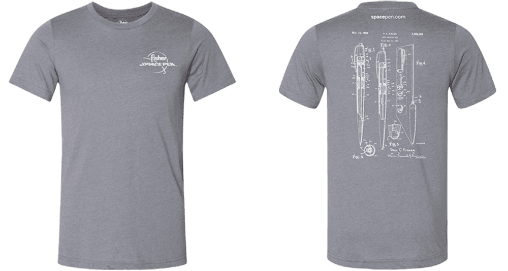 AG7 Patent Graphic Design Tee, Gray, Small-1