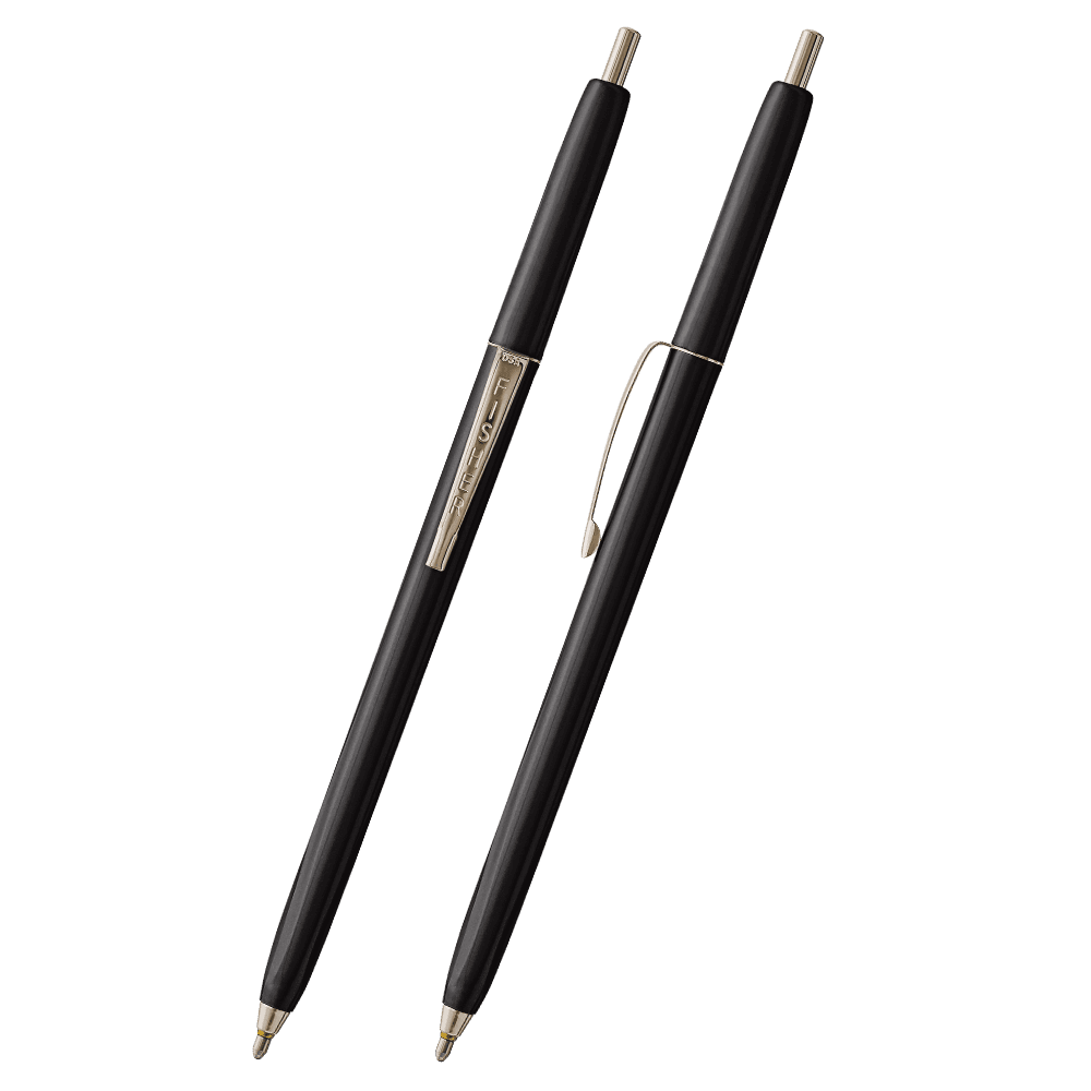 Black Pressurized Fine Point Stick Pen - Set of 2-1