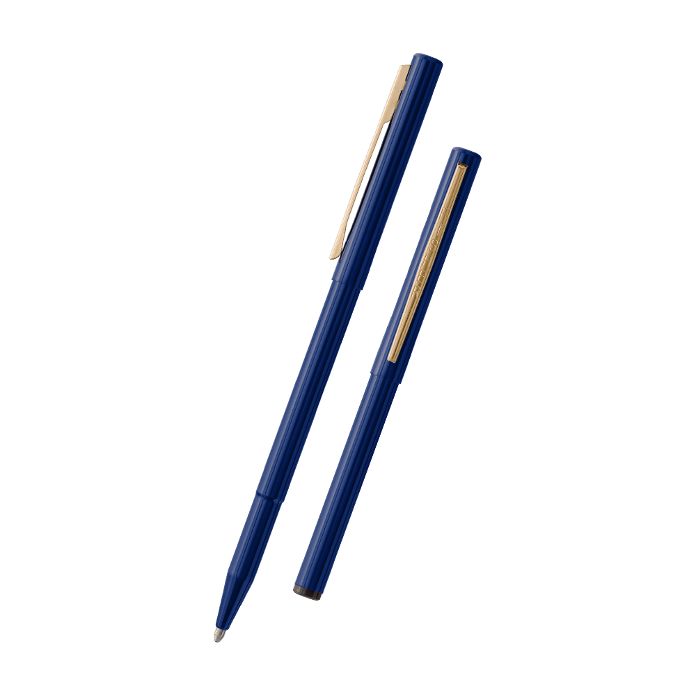 Blue Stowaway Space Pen, Clip-1
