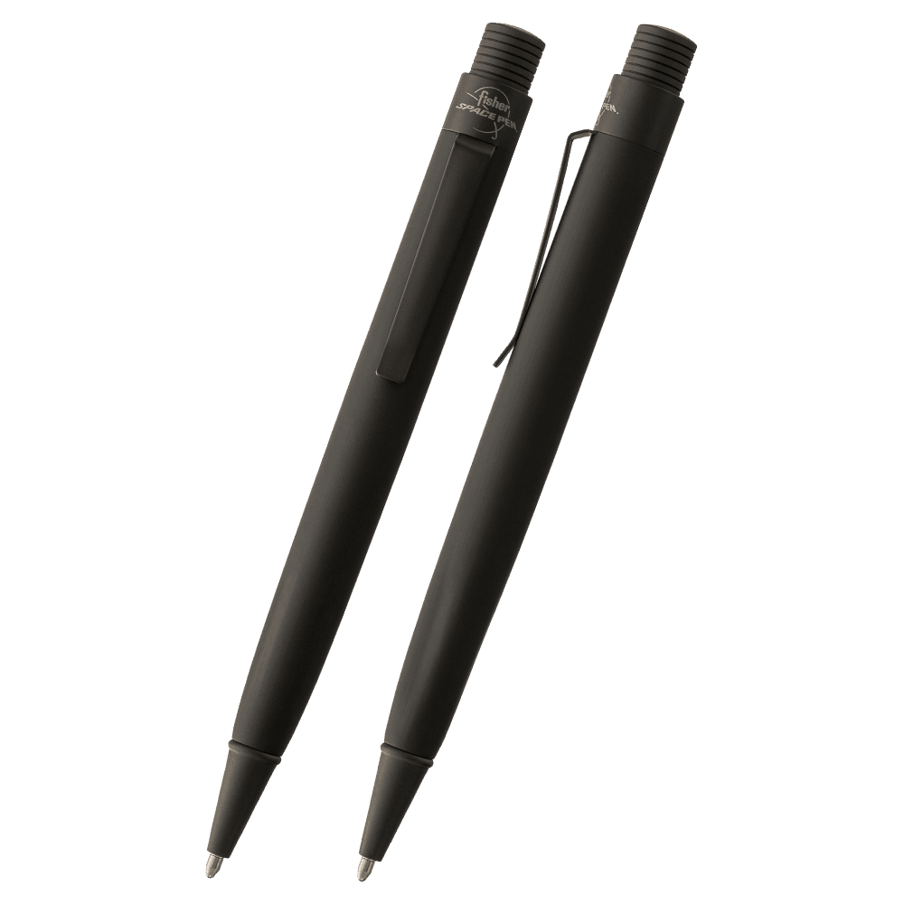 Matte Black Rubber Zero Gravity Space Pen-1