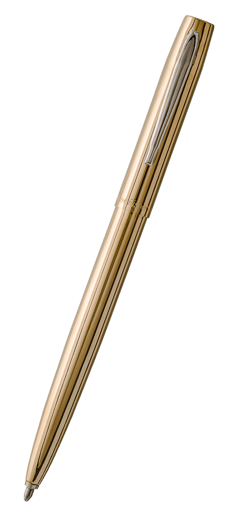 Raw Brass Cap-O-Matic Space Pen-0