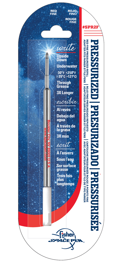 Red Ink, Fine Point Space Pen Pressurized Refill-0