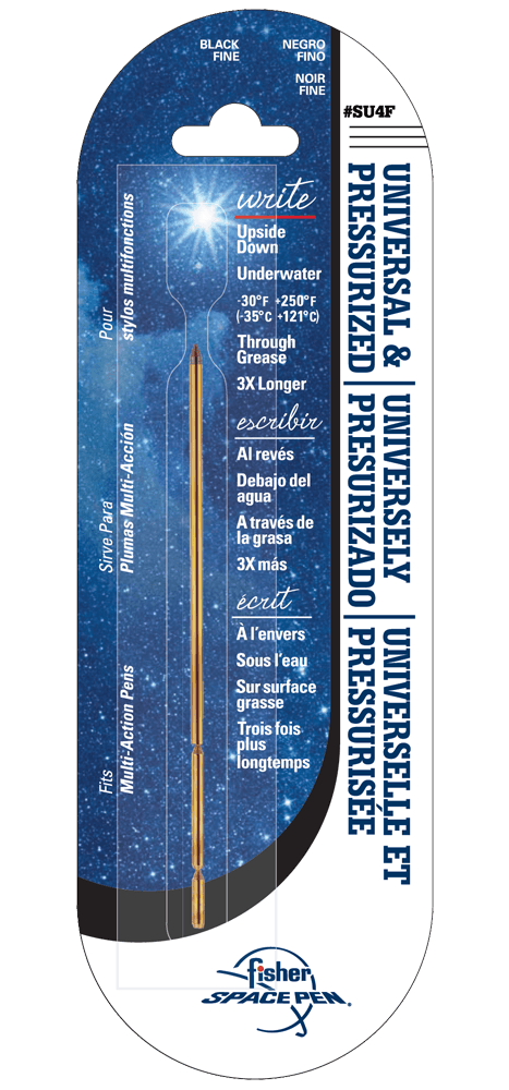 Black Ink, Fine Point Fisher Pressurized Universal Refill-0