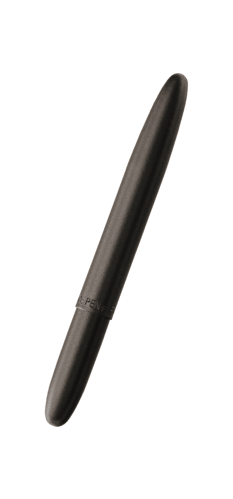 Closed 400B matte black bullet space pen